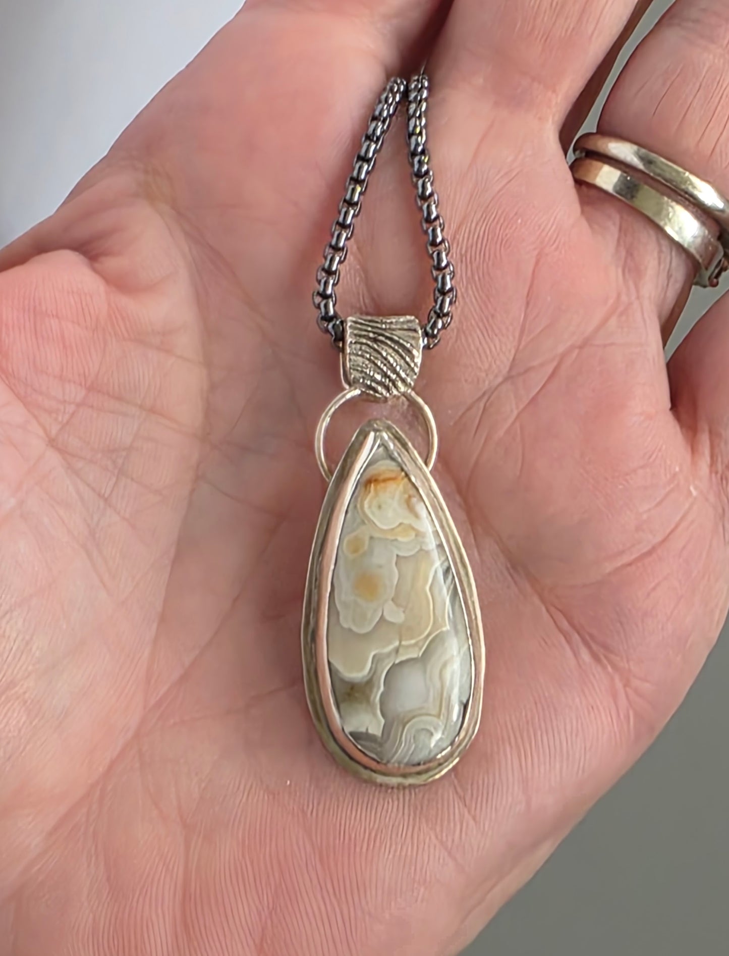 Crazy Lace Agate Necklace