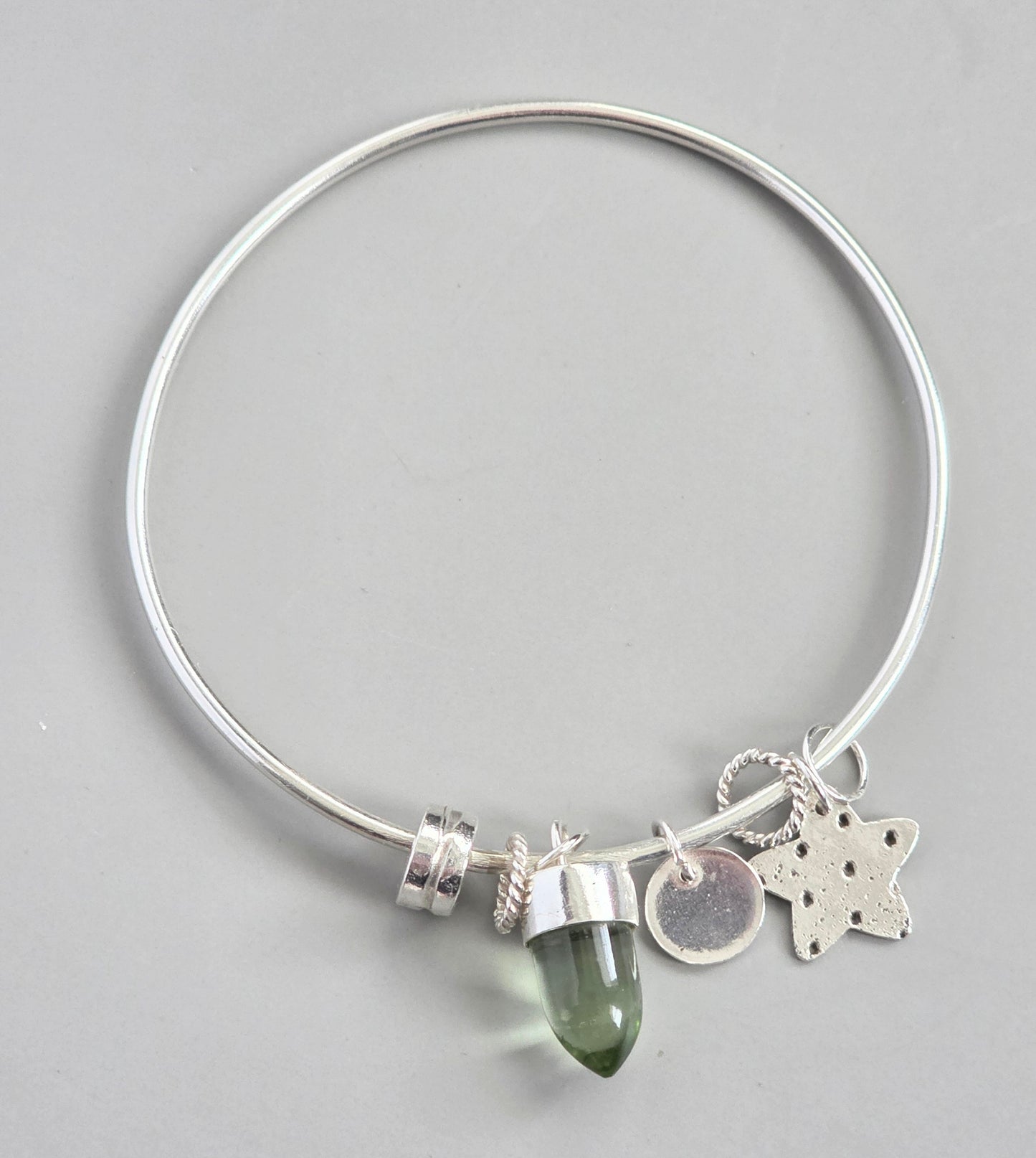 Peridot Star Bangle