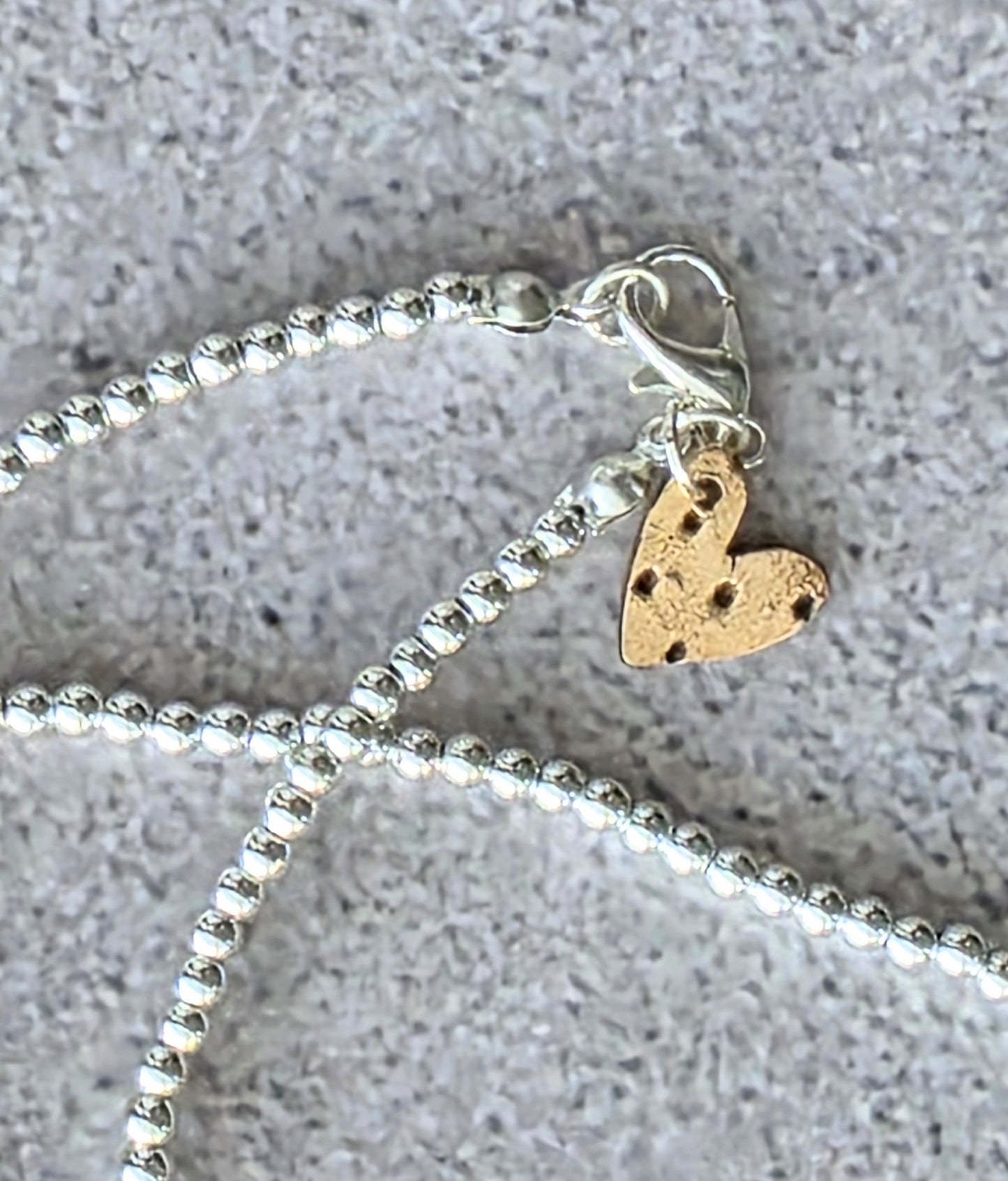Bright Bronze Heart Necklace