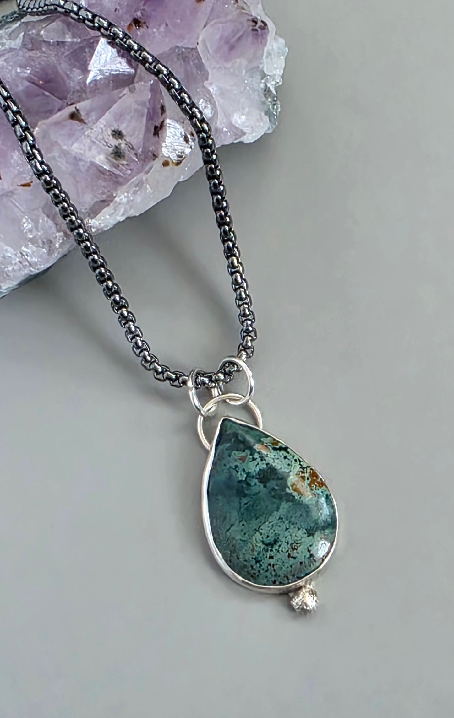 Morning Dew Jasper Necklace