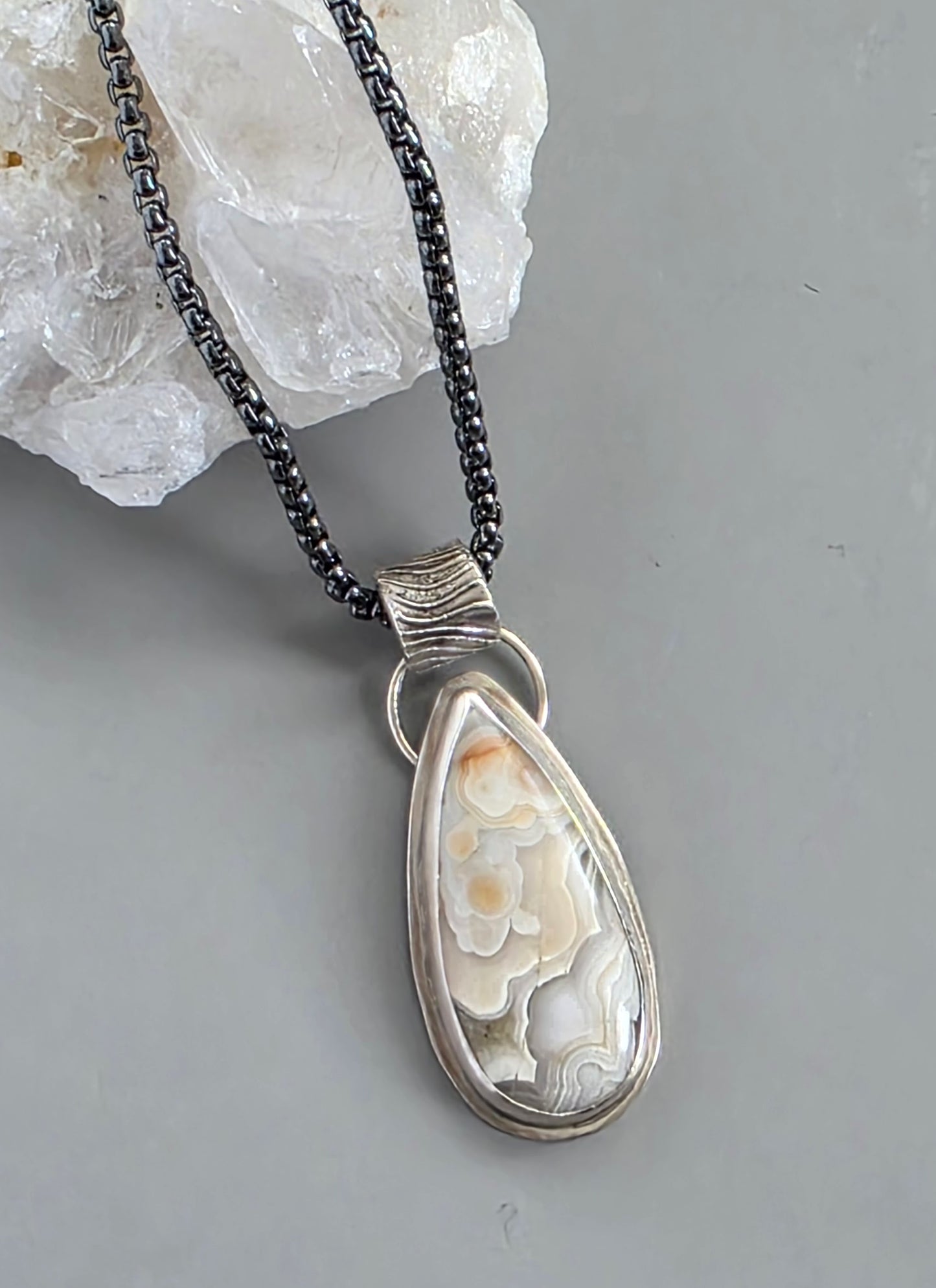 Crazy Lace Agate Necklace