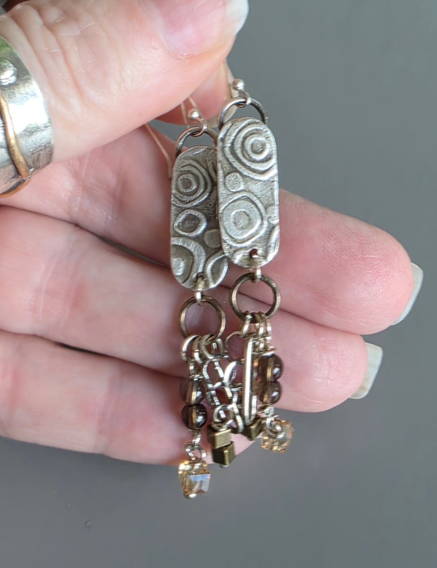 Sterling Long Dangle Earrings