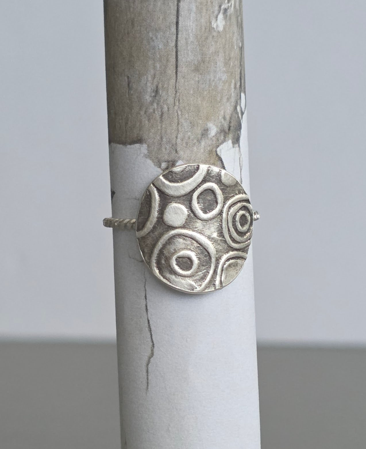 Circles All Around Sterling Silver Ring
