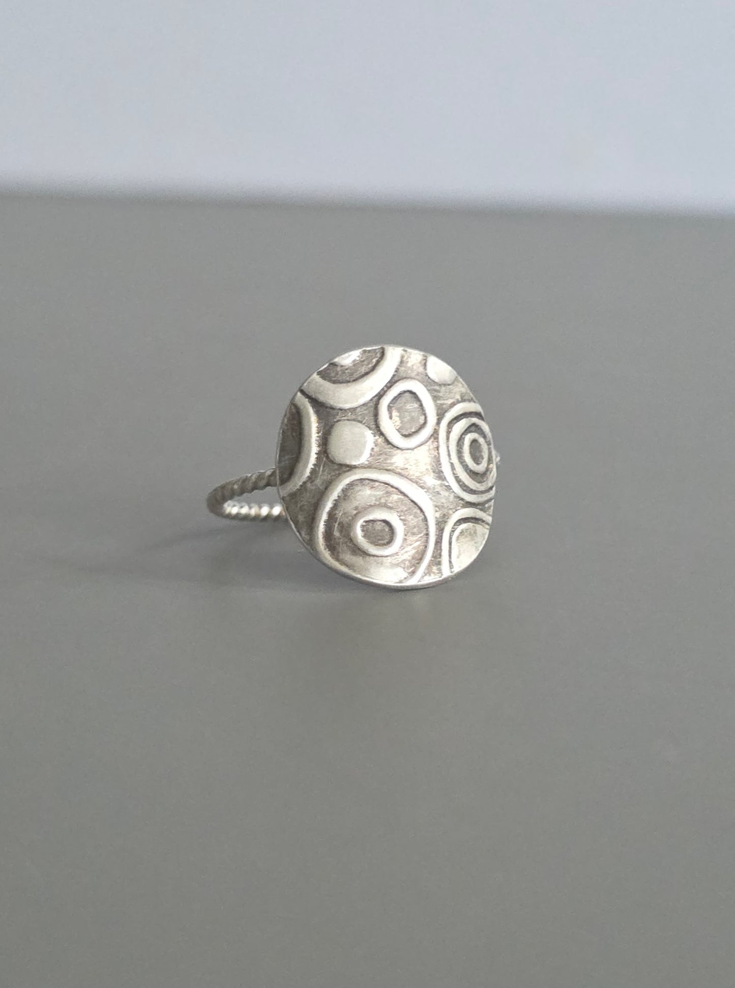 Circles All Around Sterling Silver Ring