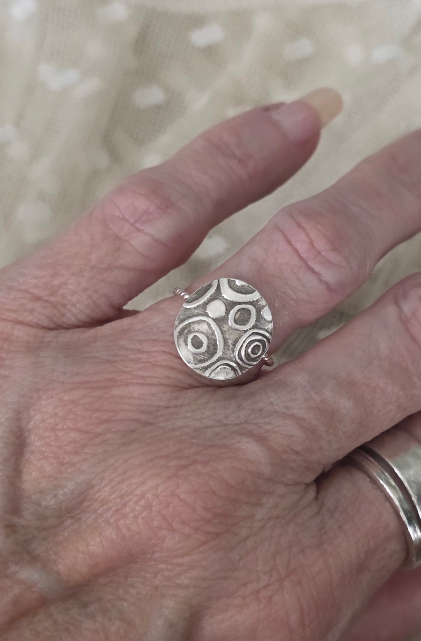 Circles All Around Sterling Silver Ring