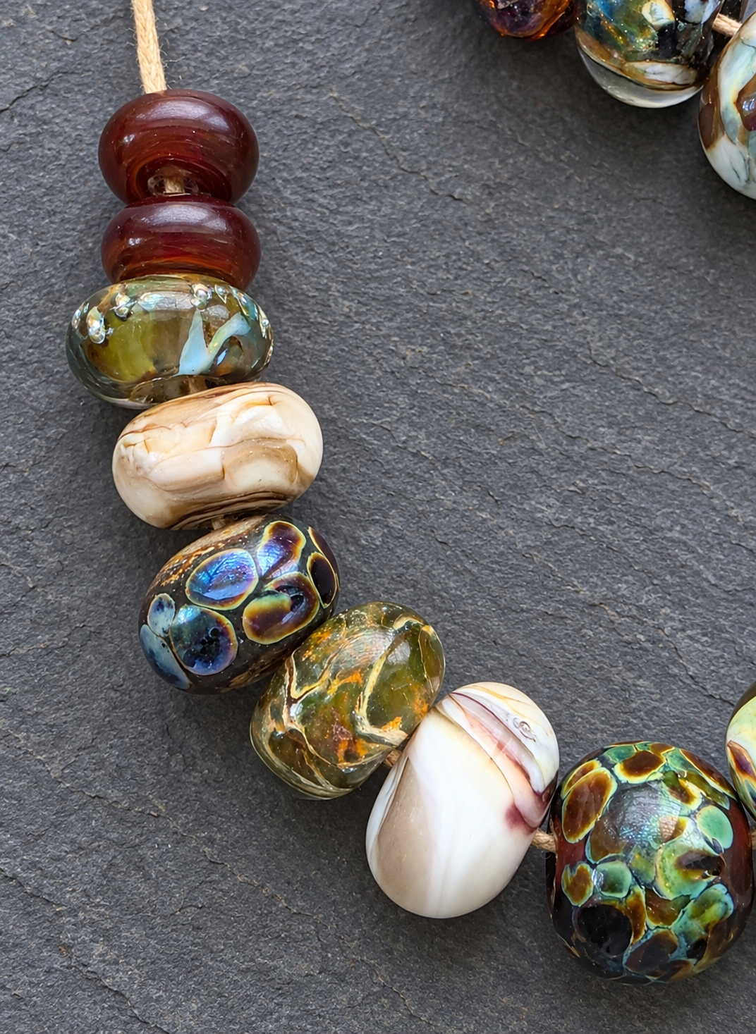 Lampwork Beads- Woodsy